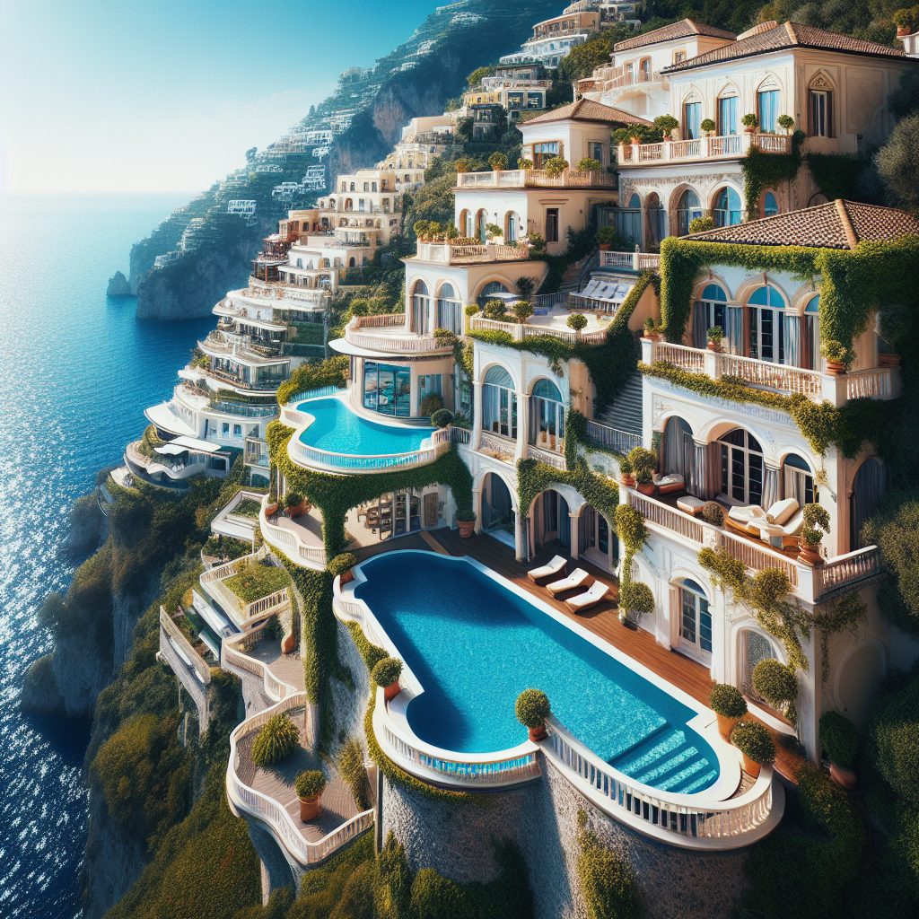 Amalfi Coast Villas With Terrace Infinity Pool Ocean View