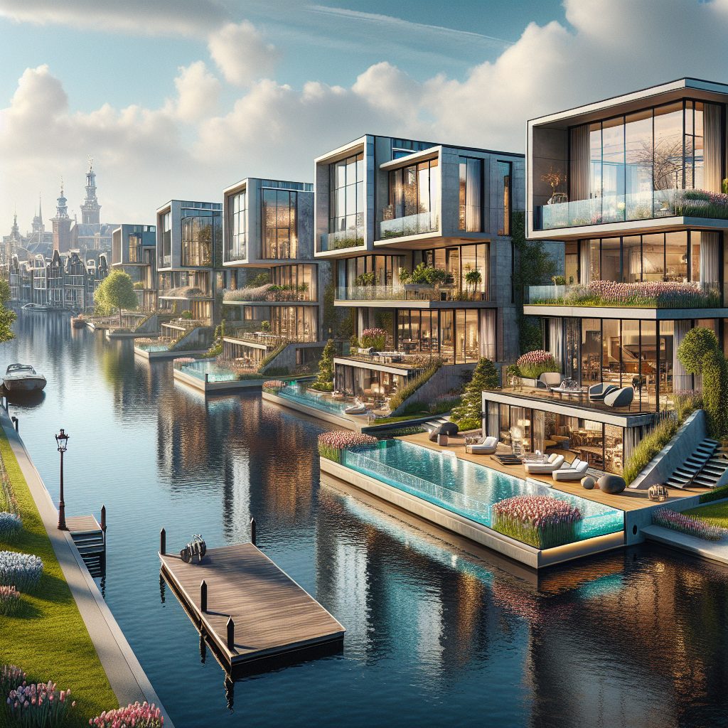 Amsterdam Canal Edge Luxury Villas With Infinity Pool Terrace