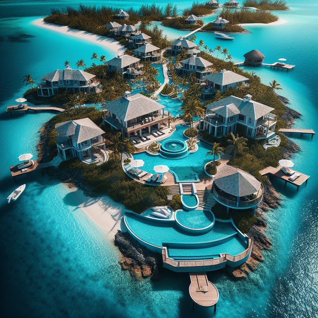 Bahamas Private Island Villas With Infinity Pool Escape