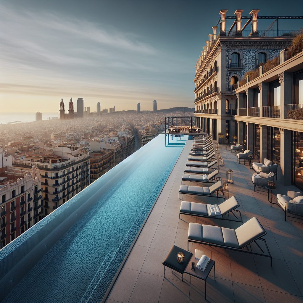 Barcelona Premium Hotels With Rooftop Infinity Pool Lounge