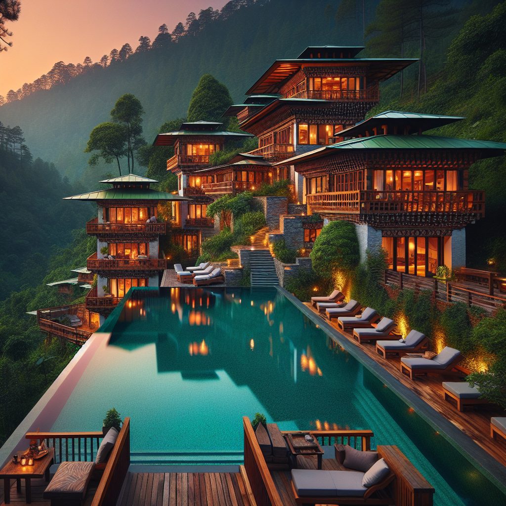 Bhutan Villas With Forest Infinity Pool Retreat