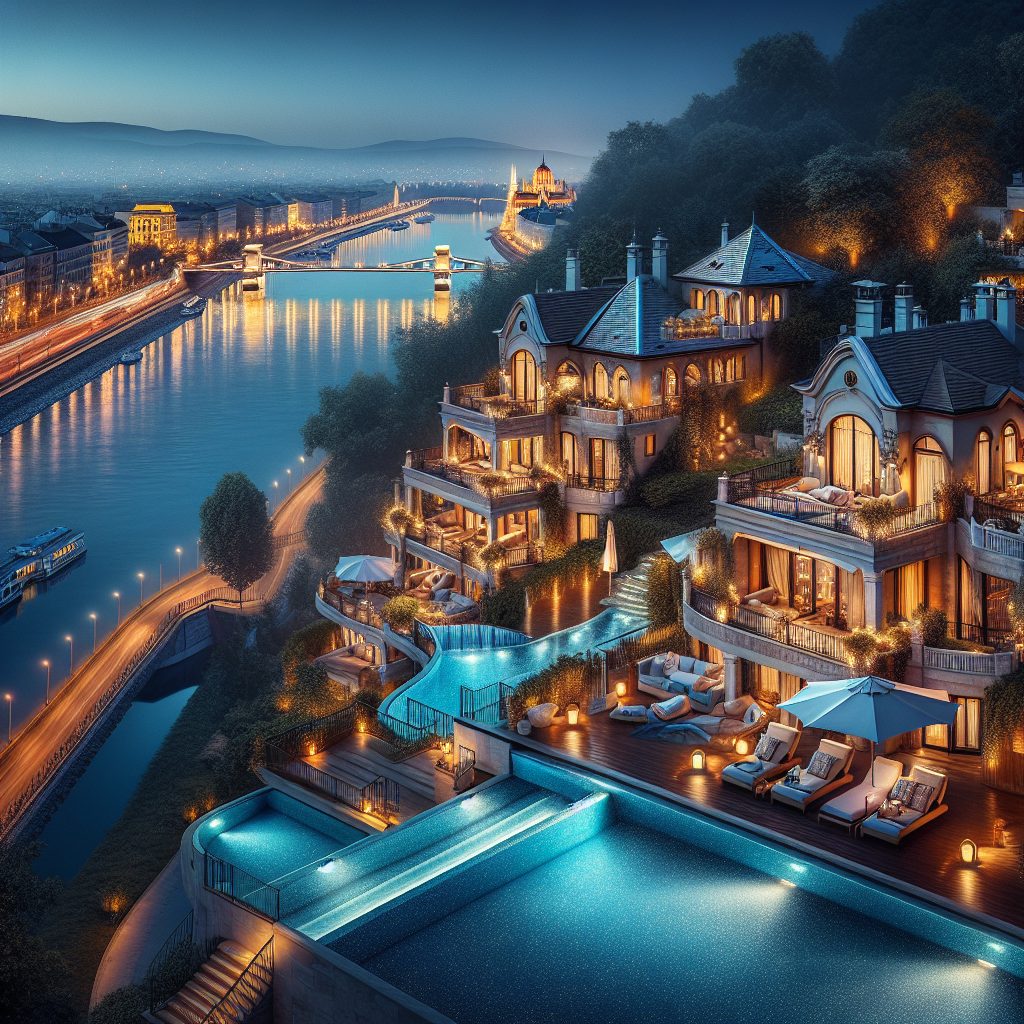 Budapest River Villas With Night Infinity Pool Views