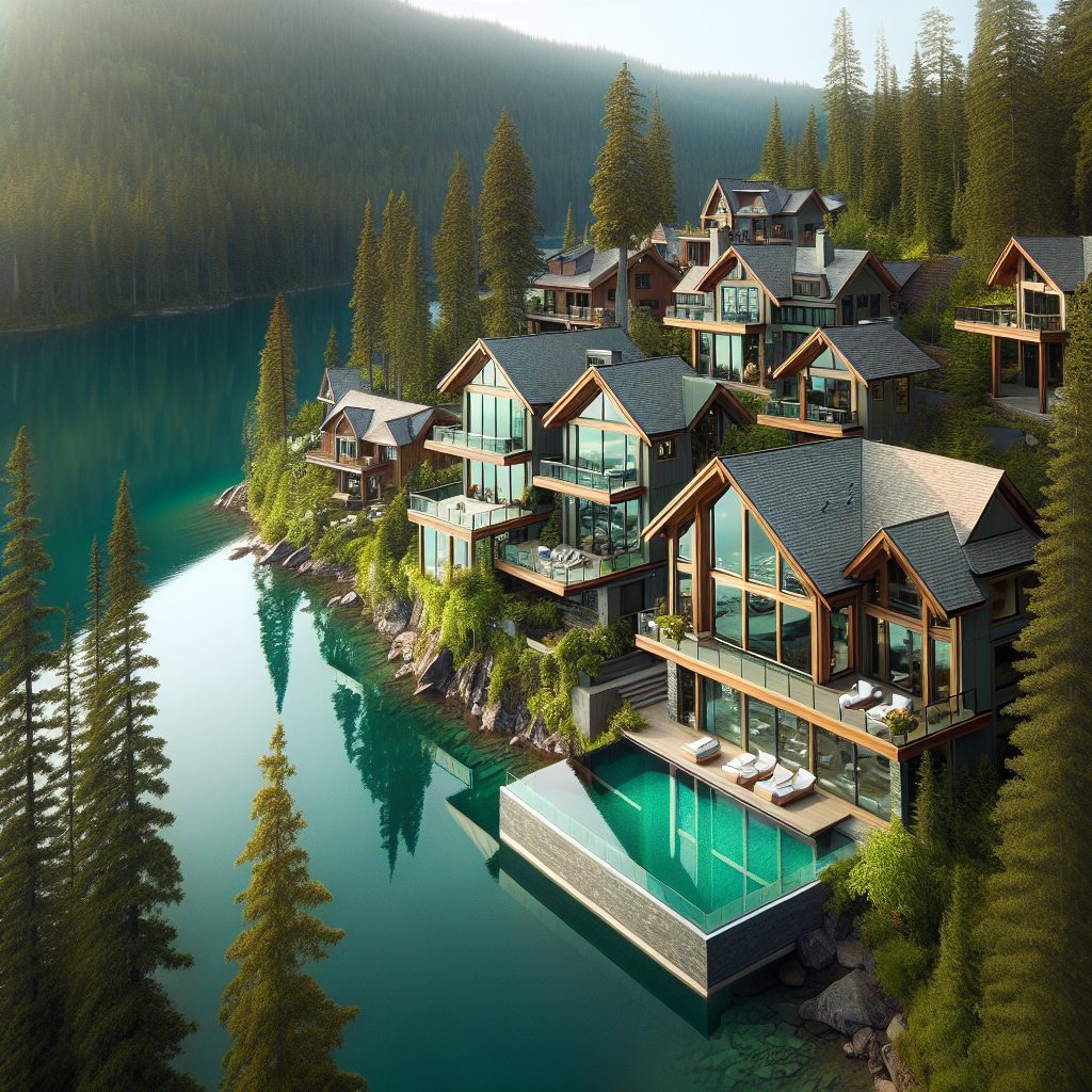 Canada Lakefront Retreat Villas With Infinity Pool Nature Views