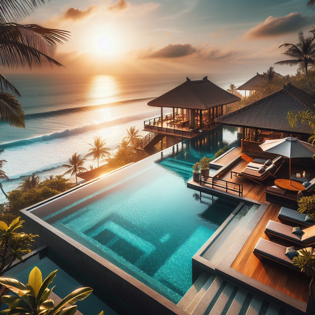 Canggu Surf Villas With Ocean Infinity Pool Deck