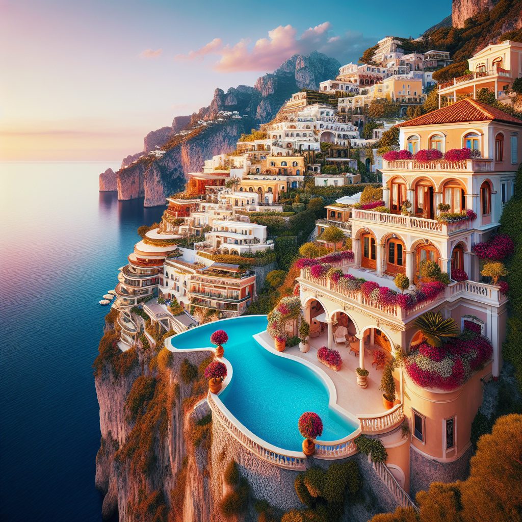 Capri Luxury Cliff Villas With Ocean Infinity Pool Views