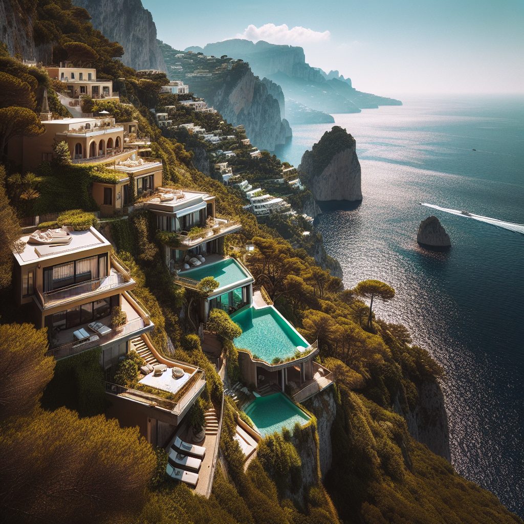 Capri Private Cliff Retreat Villas With Infinity Pool Sea Views