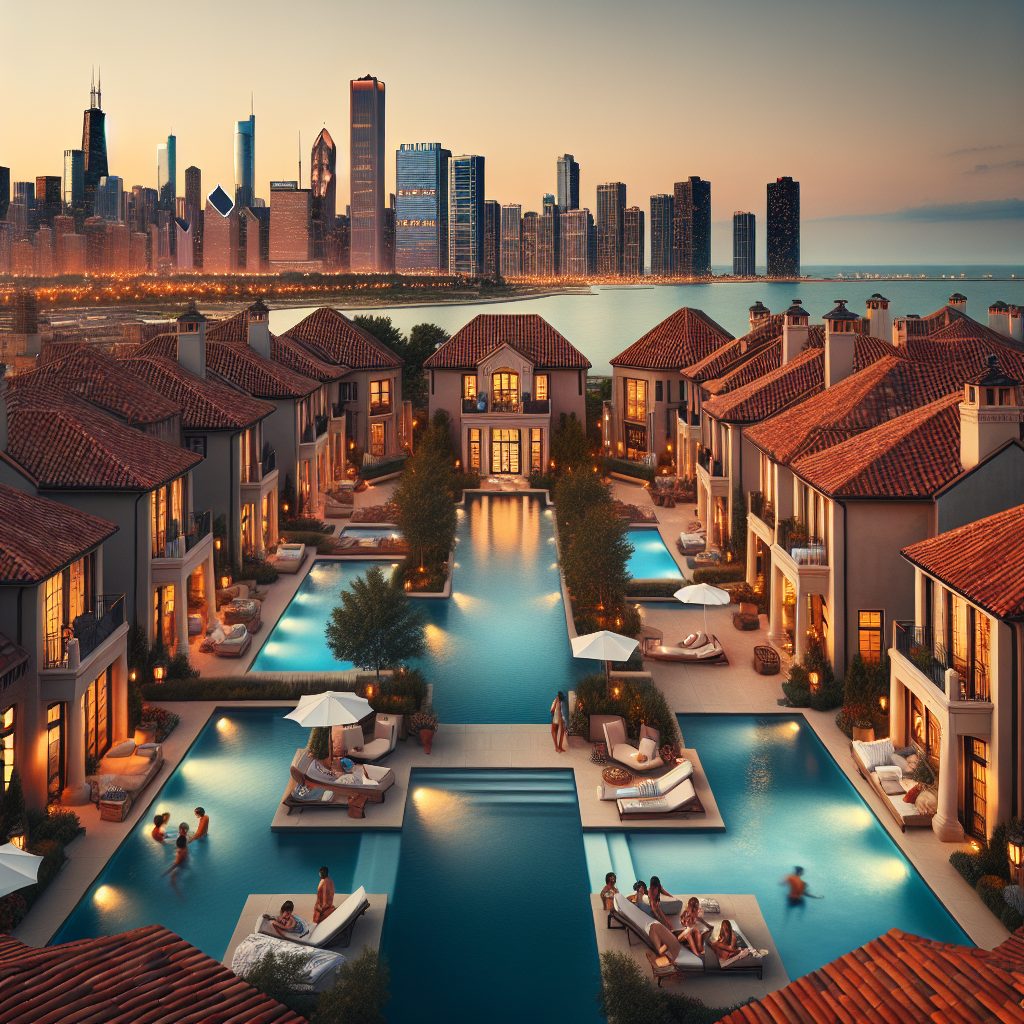 Chicago Villas With Skyline Infinity Pool Views