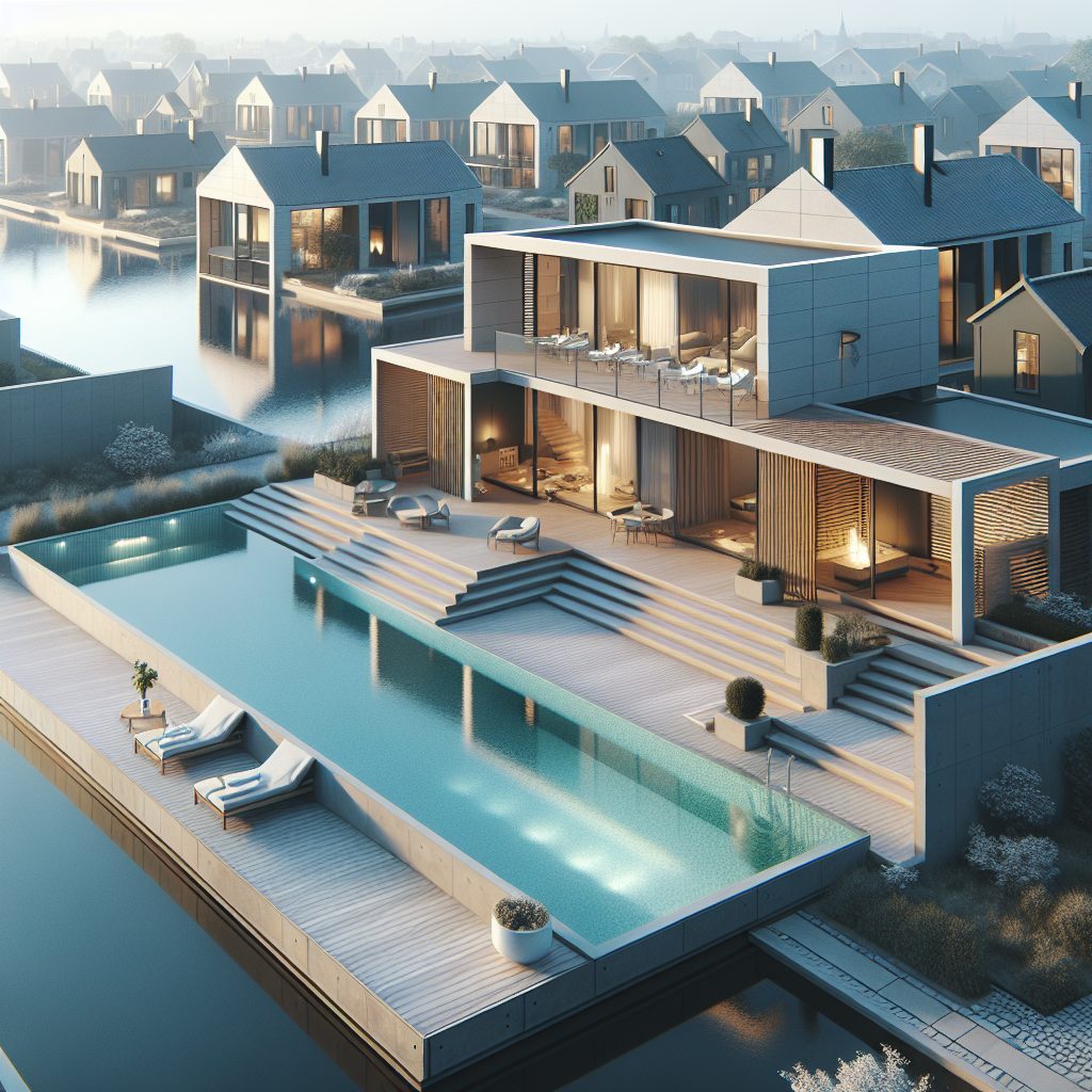 Copenhagen Nordic Villas With Minimal Infinity Pool Design