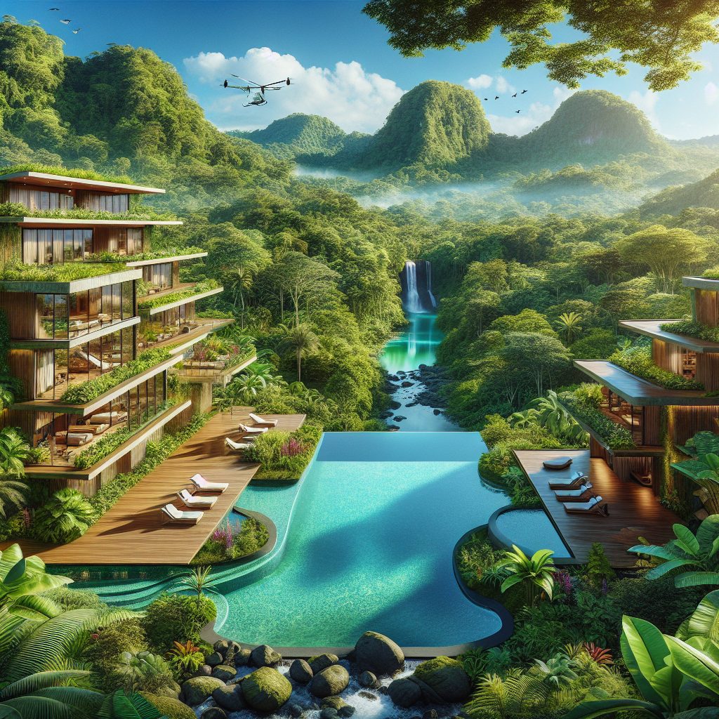 Costa Rica Jungle Eco Villas With Infinity Pool Retreat