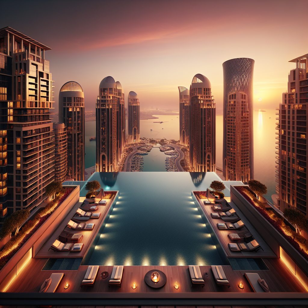 Doha Premium Sky Residences With Luxury Infinity Pool Deck
