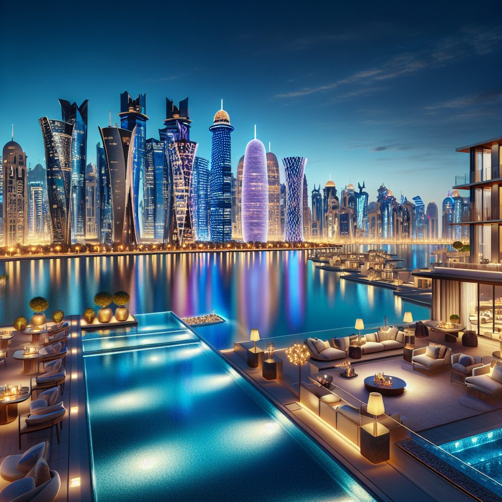 Doha Skyline Luxury Residences With Infinity Pool Living