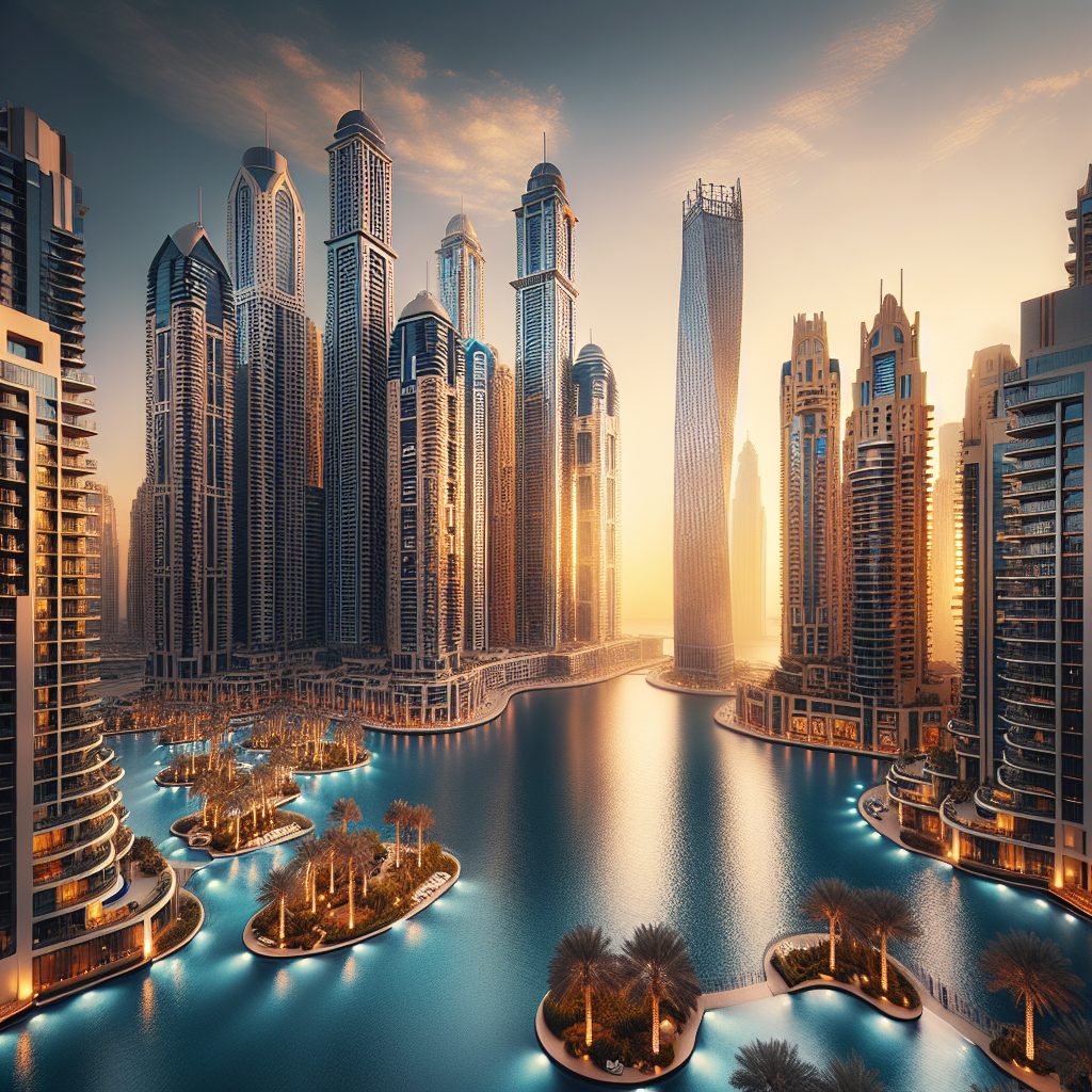 Dubai Marina Residences With Infinity Pool Skyline Views