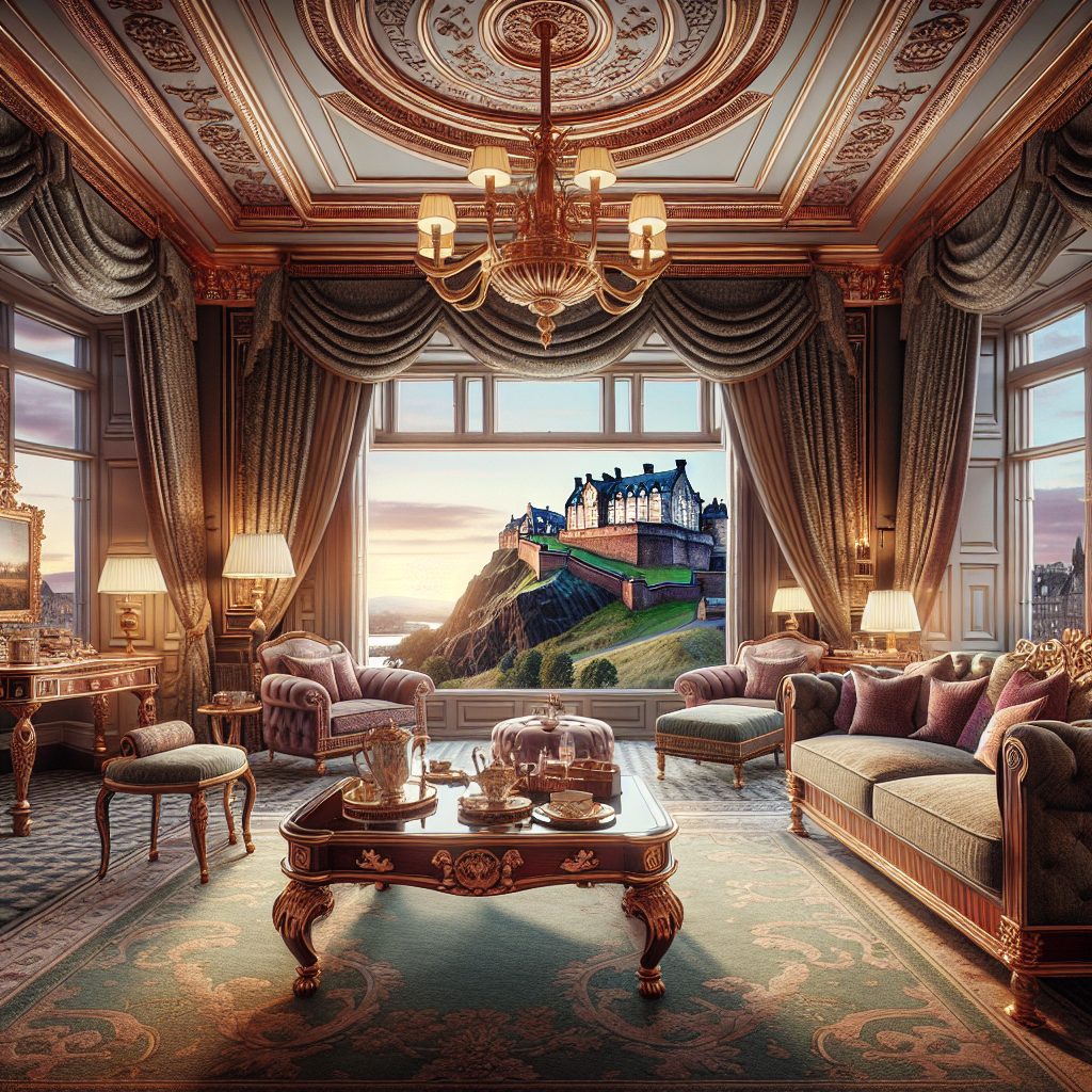 Edinburgh Castle View Luxury Hotels With Historic Interior Suites