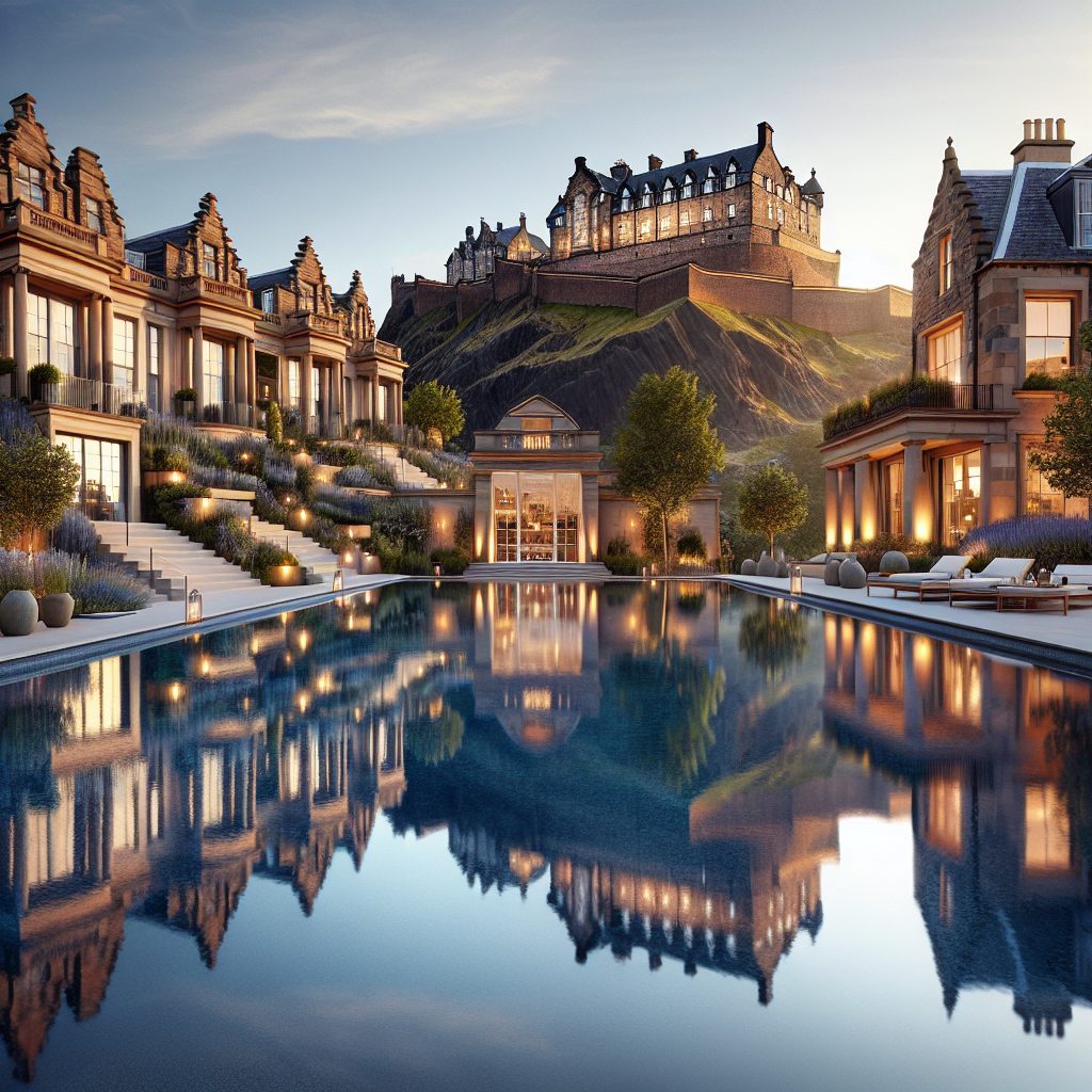 Edinburgh Castle View Villas With Infinity Pool Historic Experience