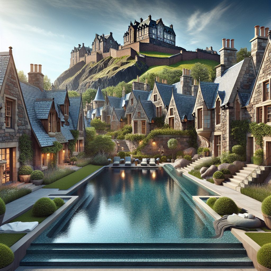 Edinburgh Castle Villas With Historic Infinity Pool Views