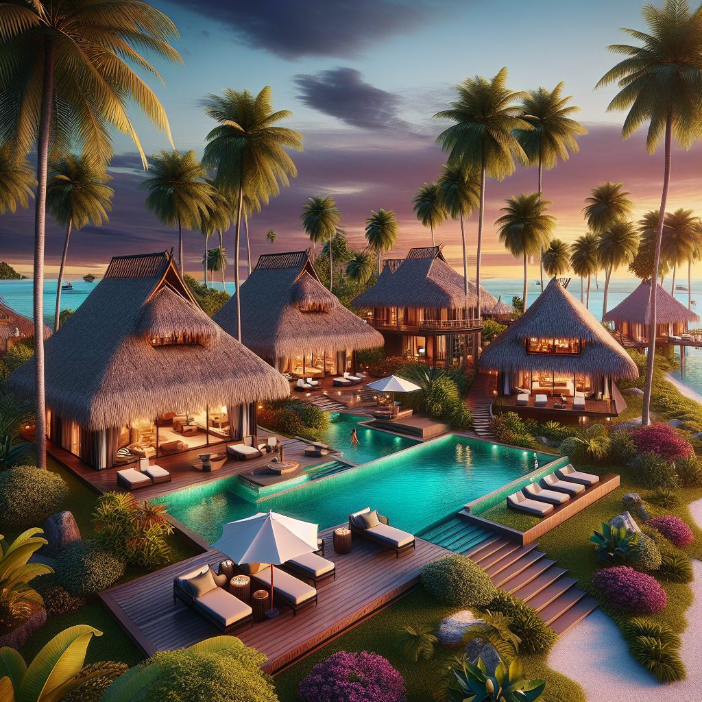 Fiji Tropical Luxury Villas With Infinity Pool Beachfront Views