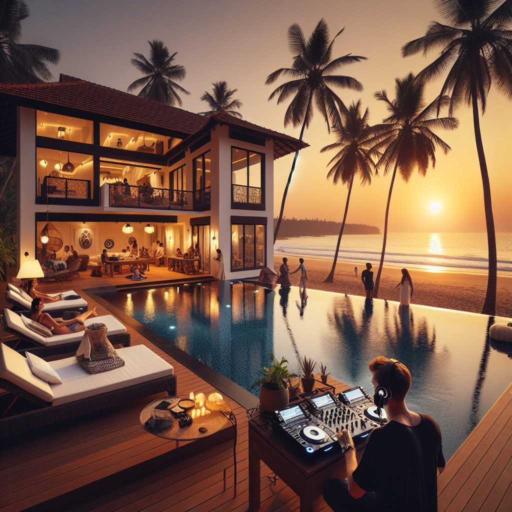 Goa Beach Party Villas With Private DJ And Infinity Pool