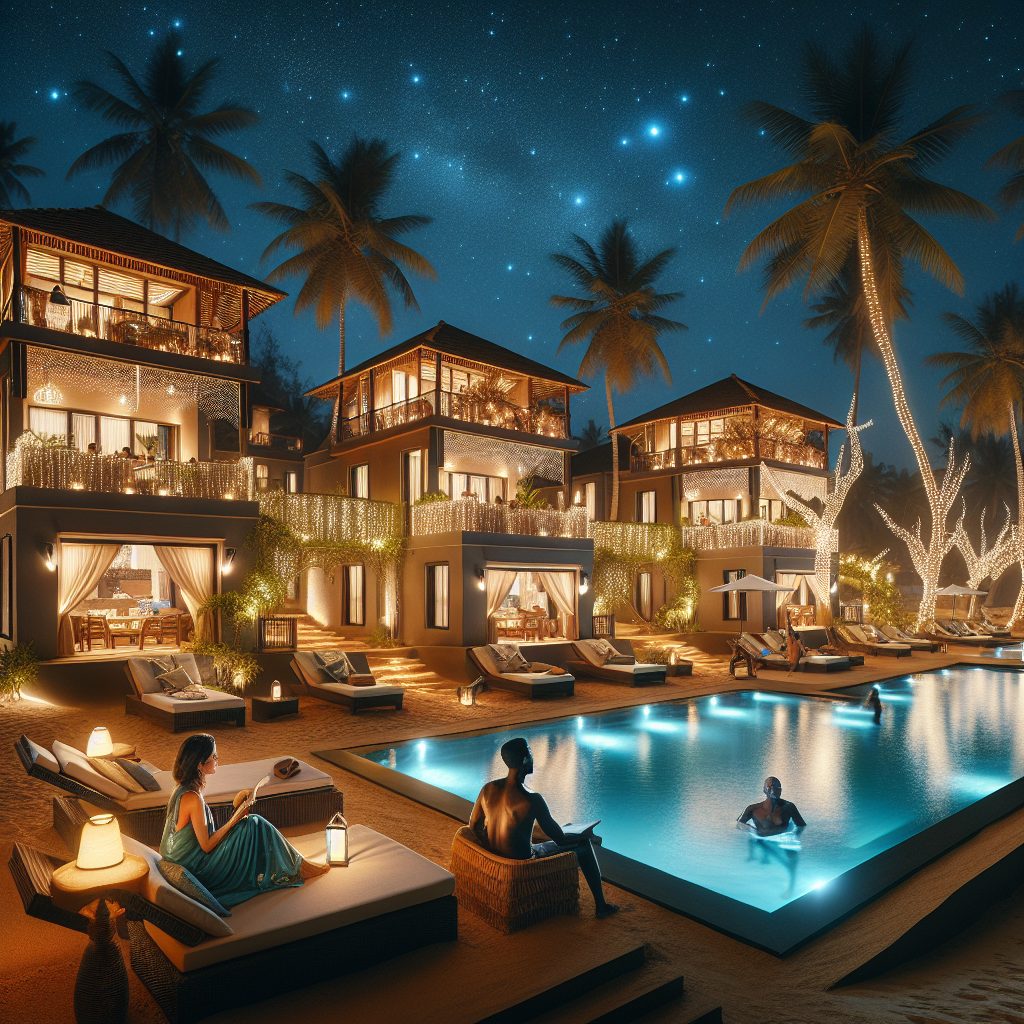 Goa Party Beach Villas With Infinity Pool Night Experience