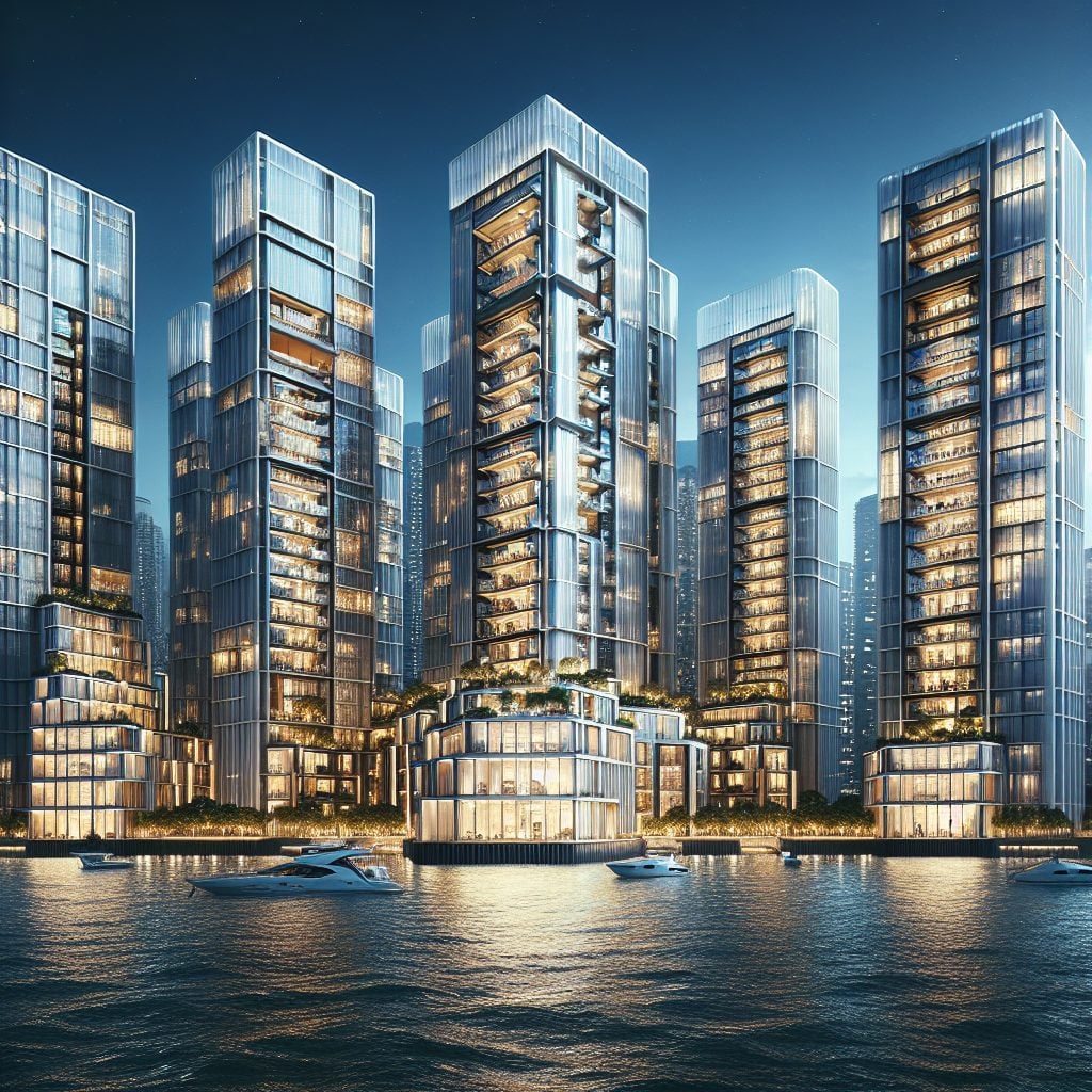 Hong Kong Premium Harbour Residences With Glass Wall Luxury Suites