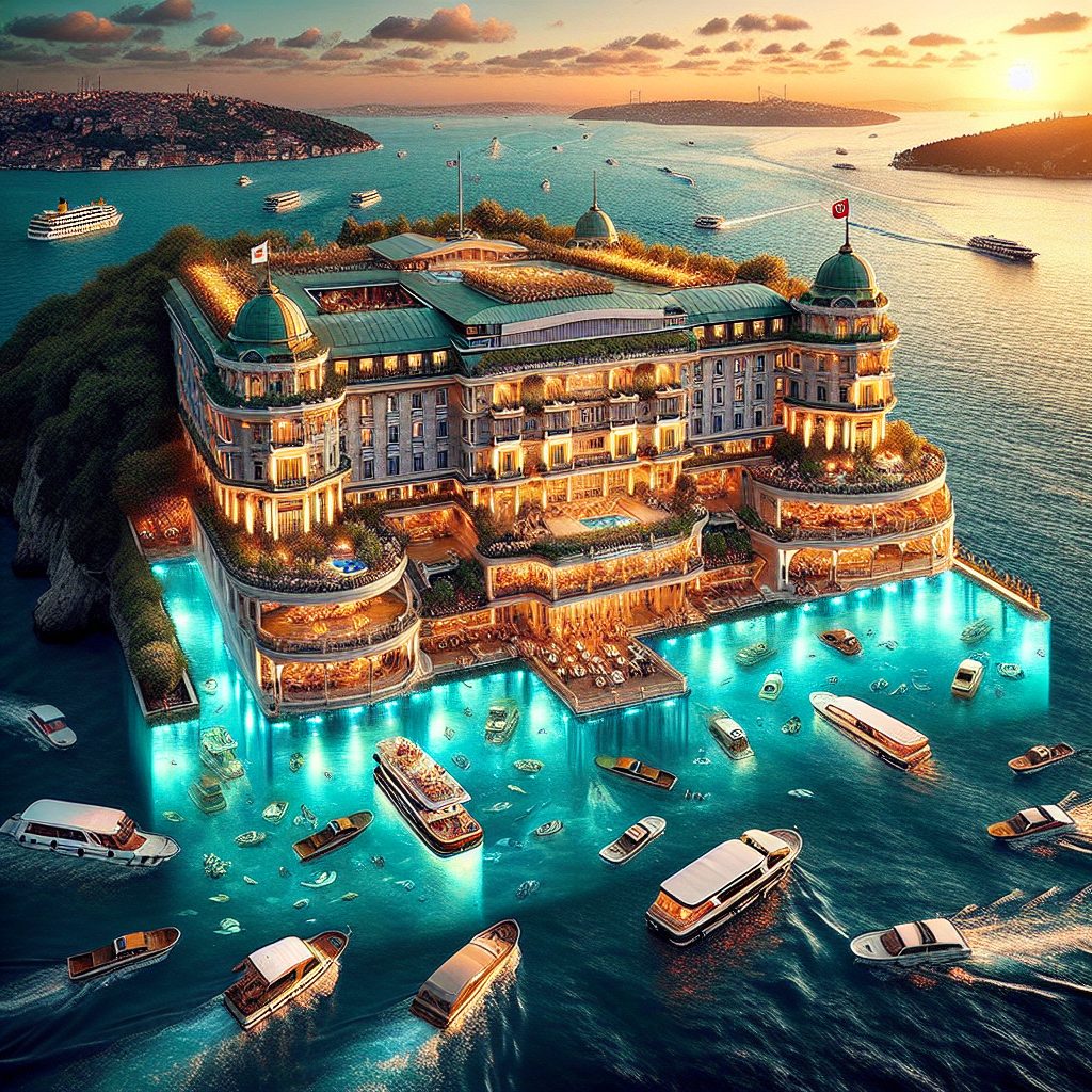 Istanbul Grand Palace Hotels With Bosphorus View Infinity Pool