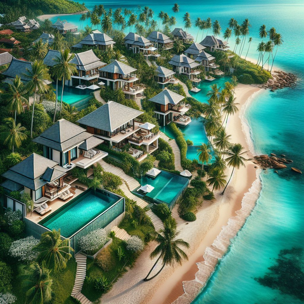 Koh Samui Seaside Retreat Villas With Palm Garden Infinity Pool