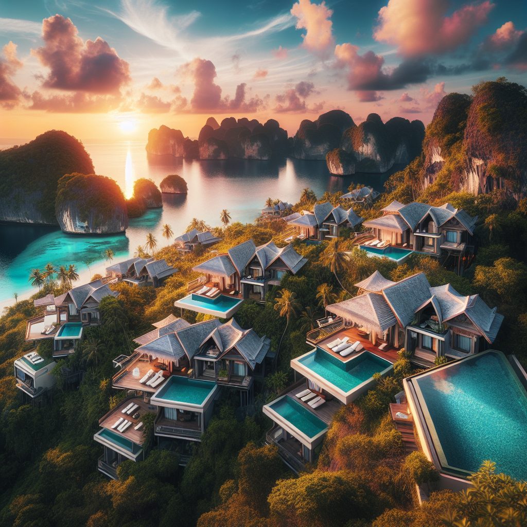 Krabi Limestone Cliff Villas With Infinity Pool Sea Views