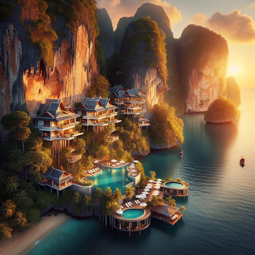 Krabi Scenic Cliff Hotels With Infinity Pool Overlooking Sea