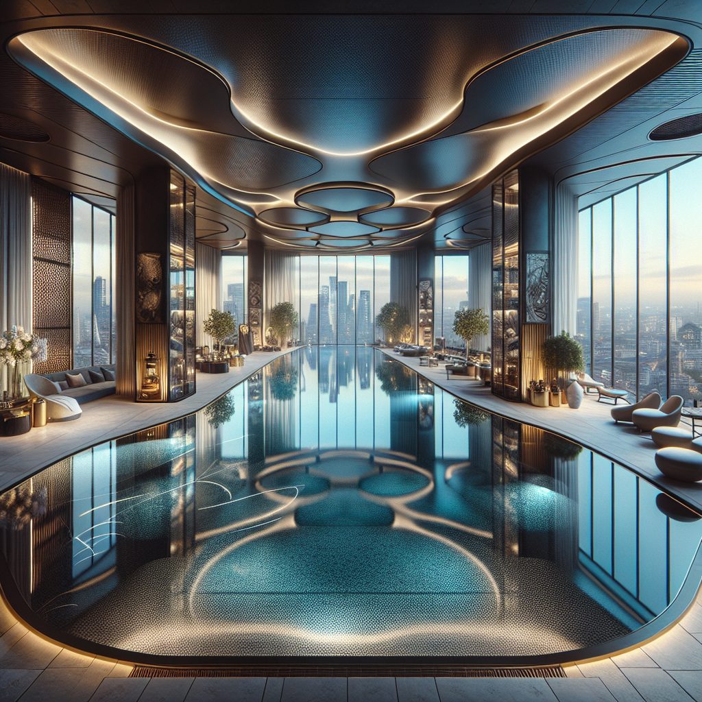 London Designer Hotels With Modern Luxury Infinity Pool