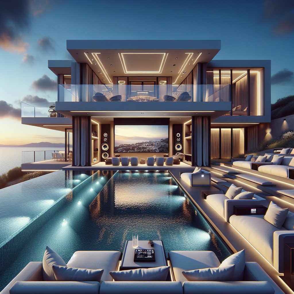Los Angeles Celebrity Style Villas With Private Cinema And Infinity Pool