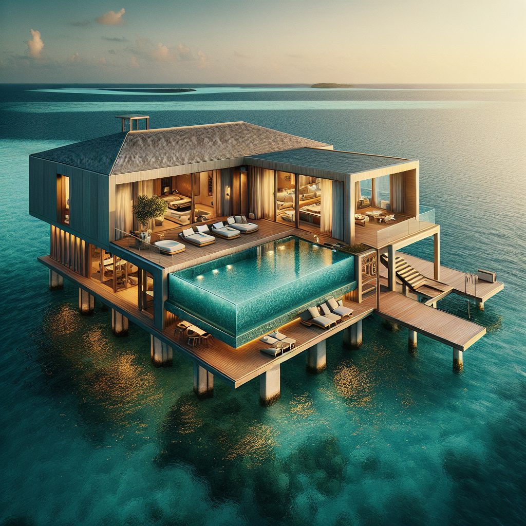 Maldives Private Horizon Villas With Ocean View Infinity Pool Retreat