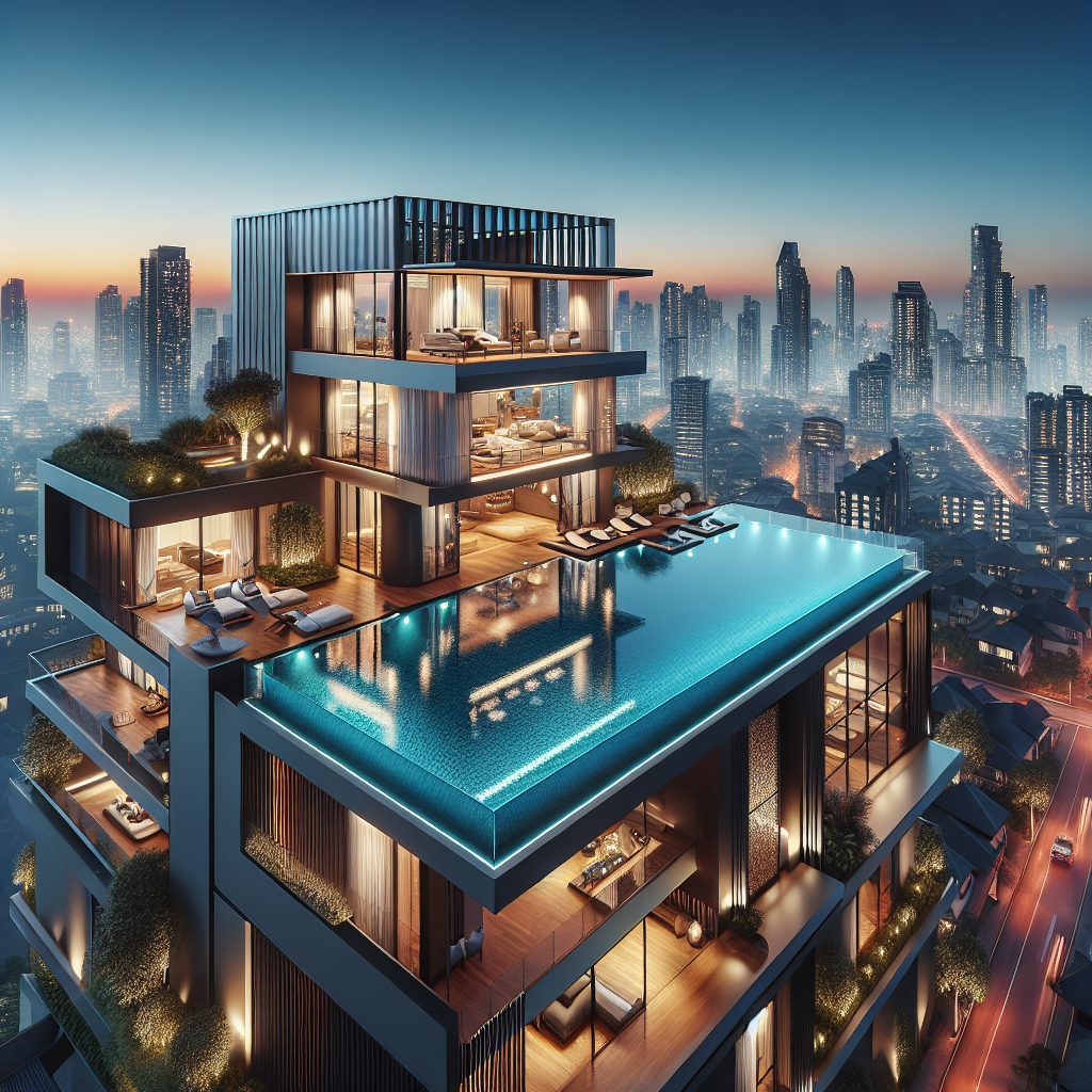 Melbourne Urban Luxury Villas With Infinity Pool Rooftop