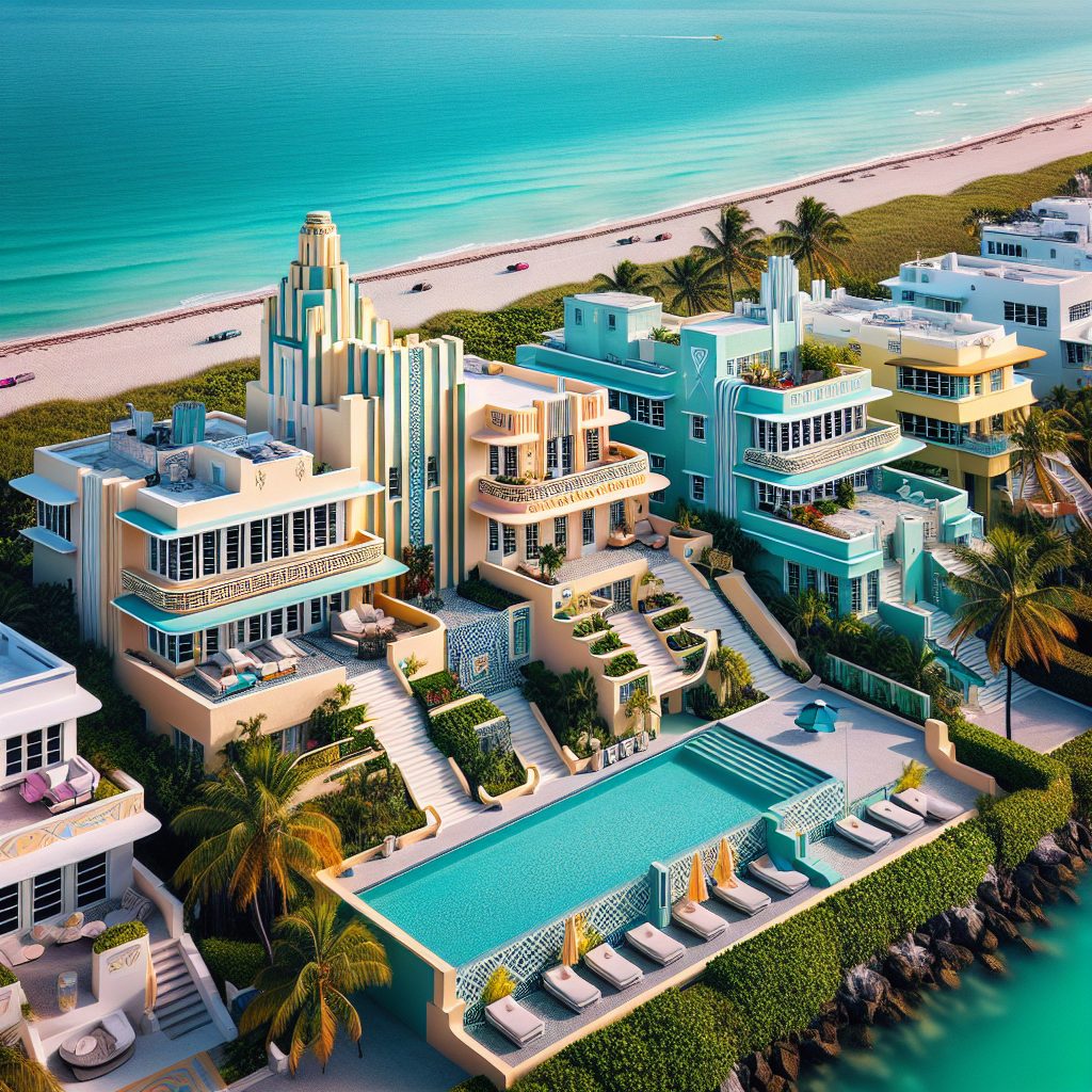 Miami Art Deco Luxury Villas With Beachfront Pool Experience