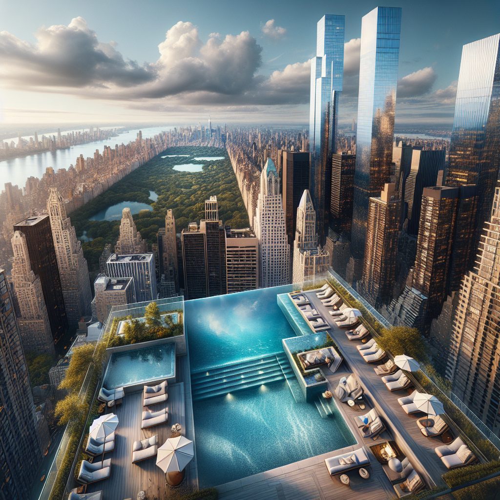New York Central Park Luxury Hotels With Skyline View Infinity Pool