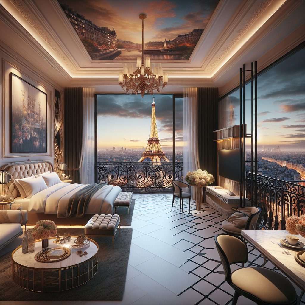 Paris Premium Suites With Balcony Eiffel Luxury Views