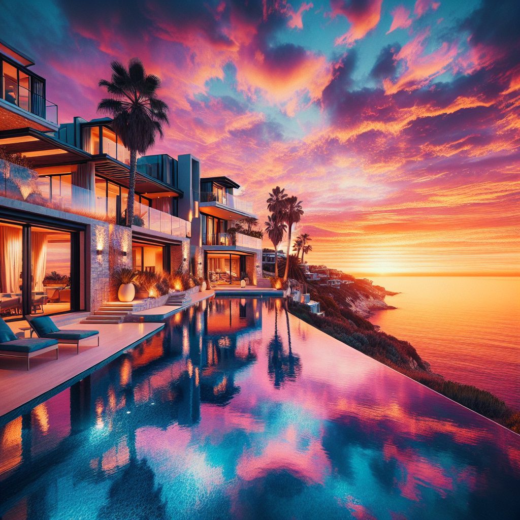Perth Villas With Ocean Infinity Pool Sunset