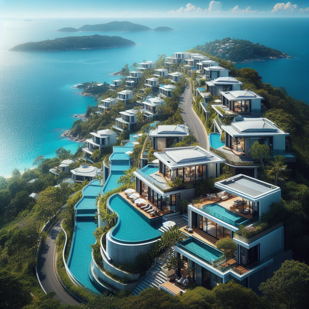 Phuket Secluded Ocean Ridge Villas With Infinity Pool Panorama
