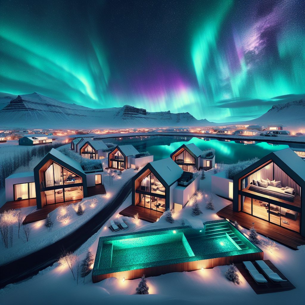 Reykjavik Aurora Villas With Glass Infinity Pool