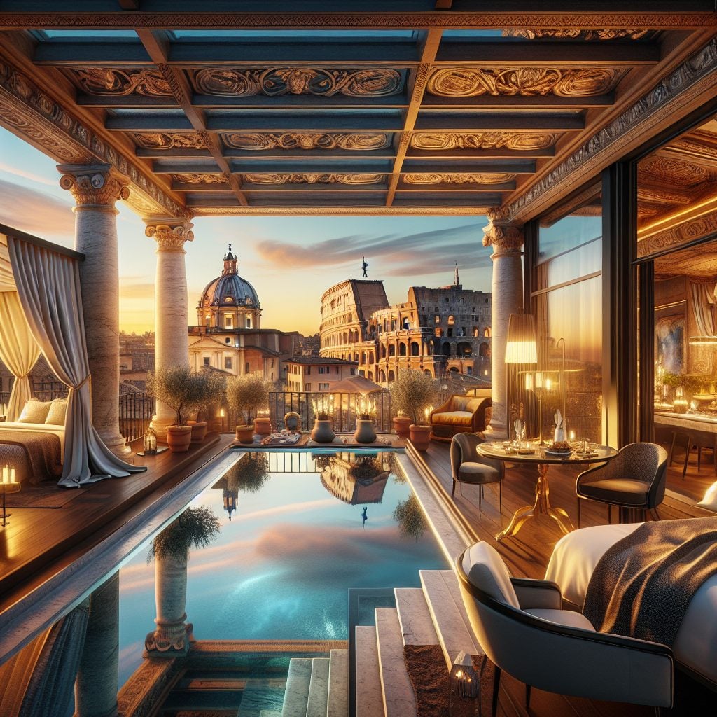 Rome Skyline Suites With Rooftop Infinity Pool Views