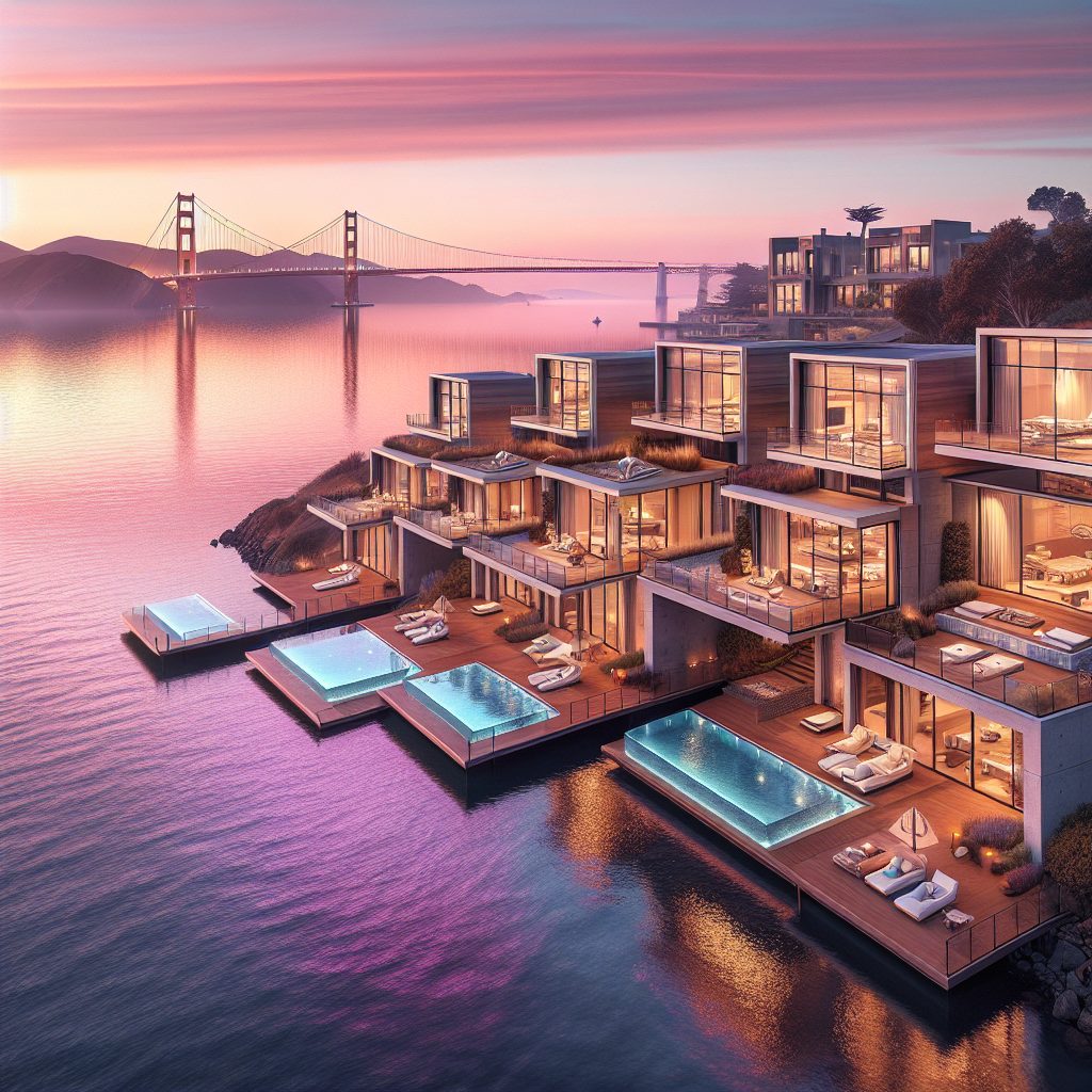 San Francisco Bayfront Villas With Infinity Pool Golden Gate Views