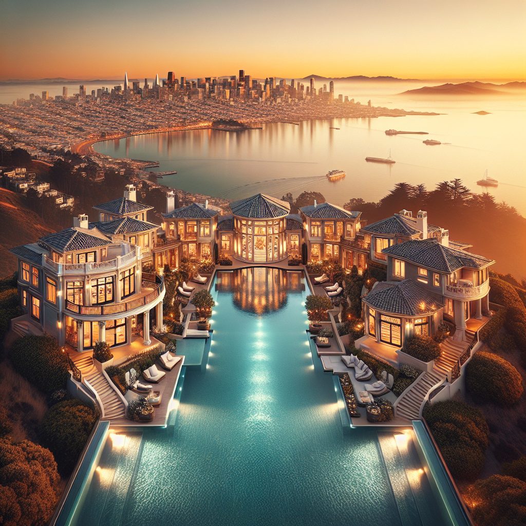 San Francisco Villas With Bay Infinity Pool Panorama