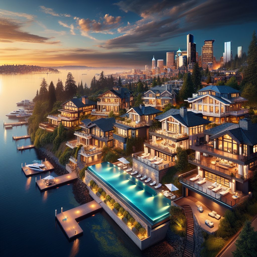 Seattle Waterfront Luxury Villas With Infinity Pool Experience