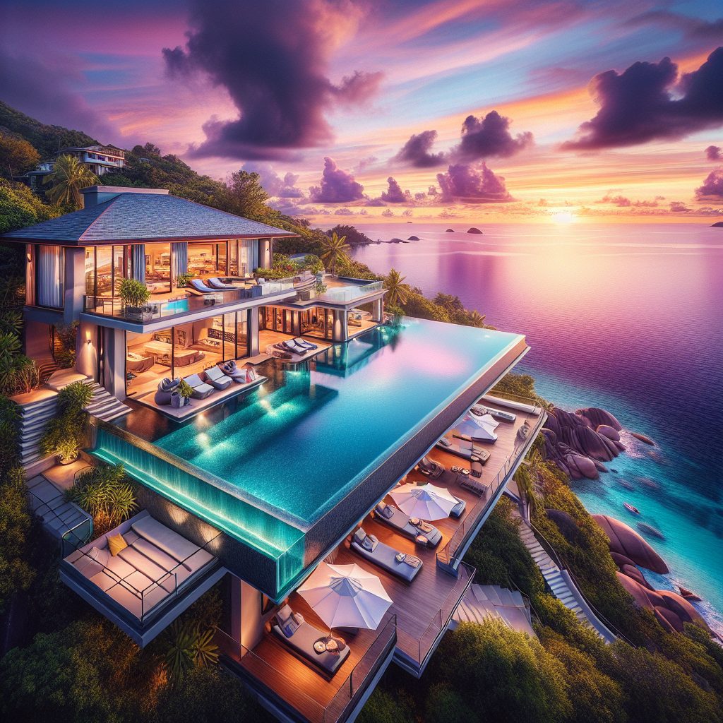 Seychelles Luxury Villas With Ocean Cliff Infinity Pool