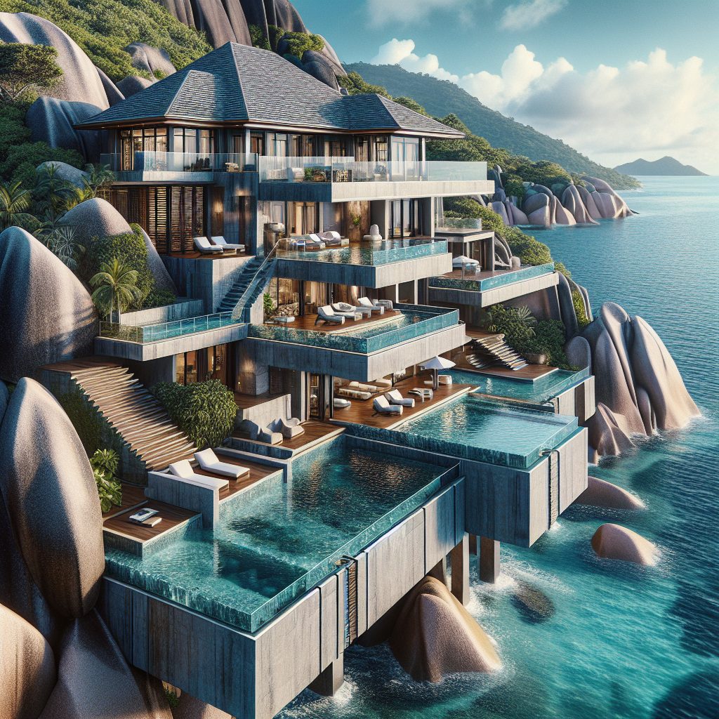 Seychelles Ultra Private Villas With Granite Cliff Ocean Pools