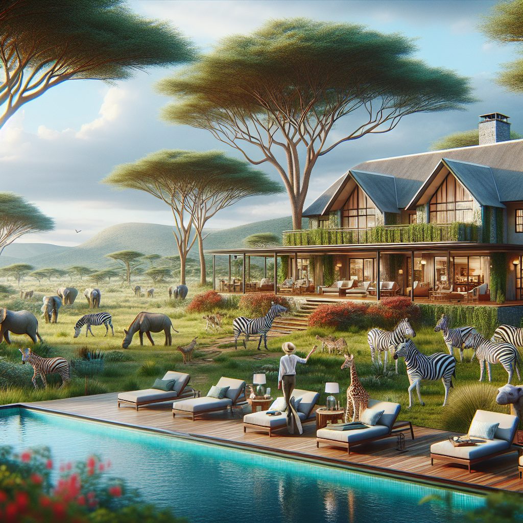 South Africa Safari Luxury Lodges With Wildlife Viewing Infinity Pool