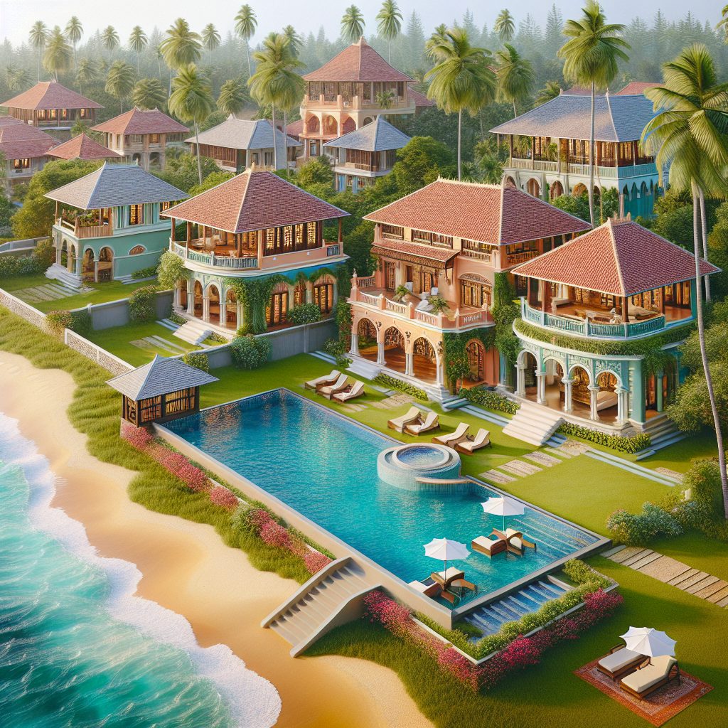 Sri Lanka Oceanfront Colonial Villas With Infinity Pool Charm