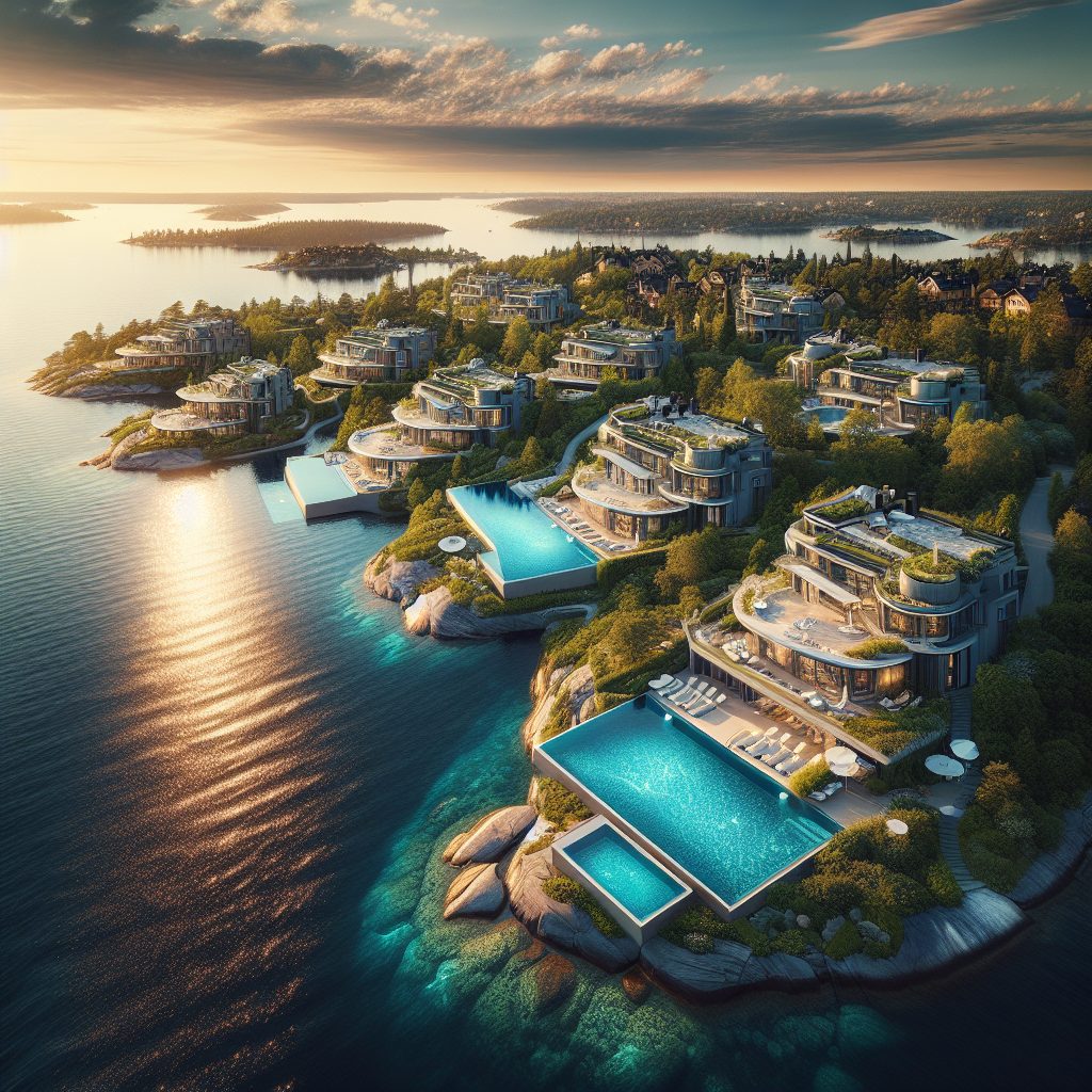 Stockholm Sea Villas With Waterfront Infinity Pool