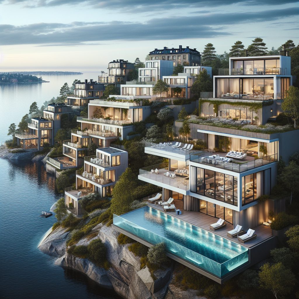 Stockholm Waterfront Luxury Villas With Infinity Pool Sea Views