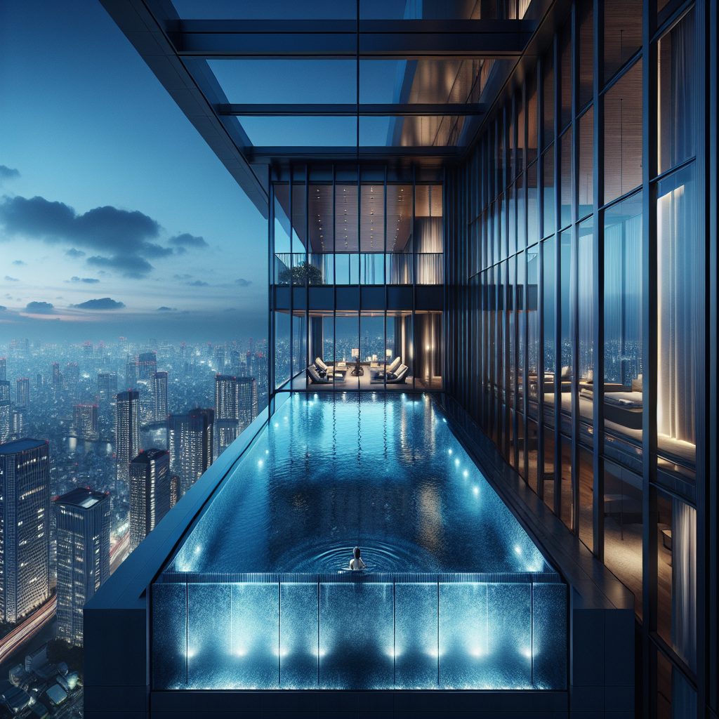 Tokyo High Rise Luxury Suites With Skyline Infinity Pool