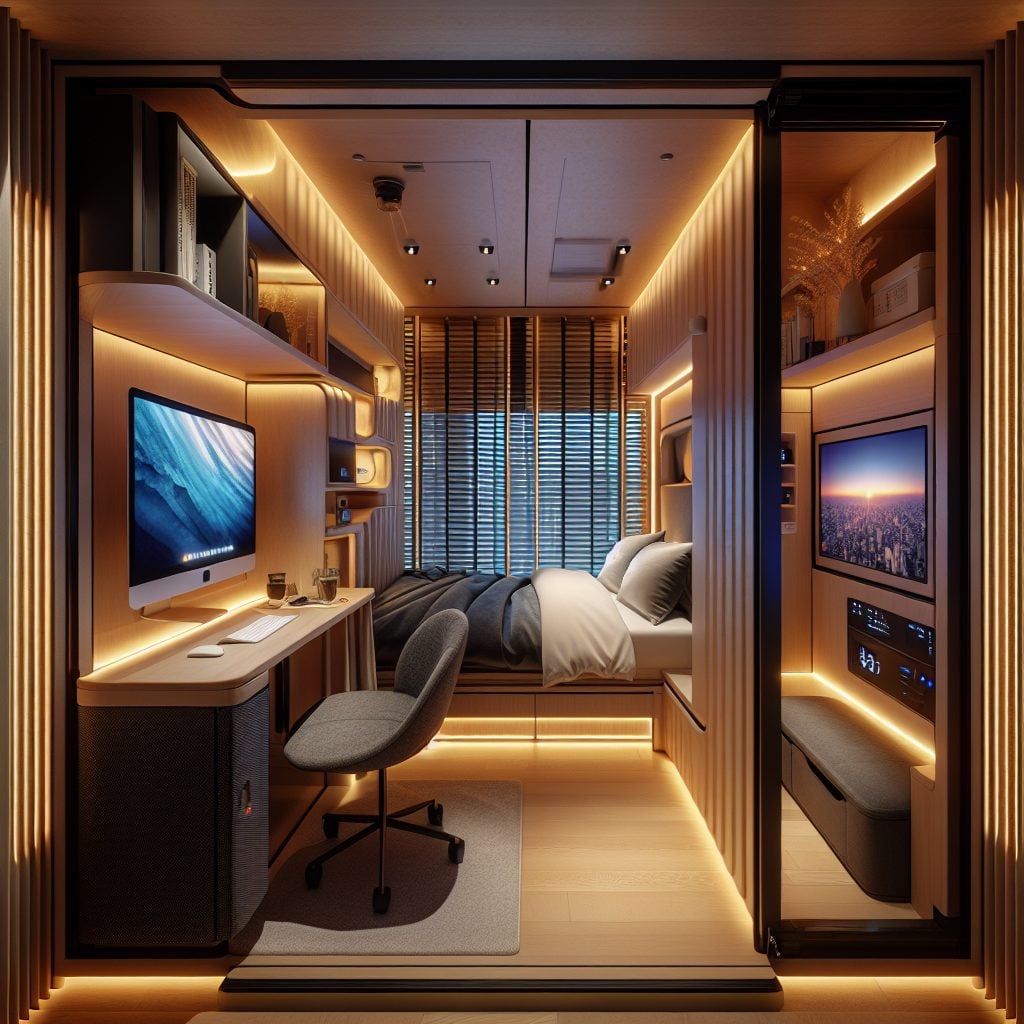 Tokyo Luxury Capsule Suites With High Tech Smart Living Experience