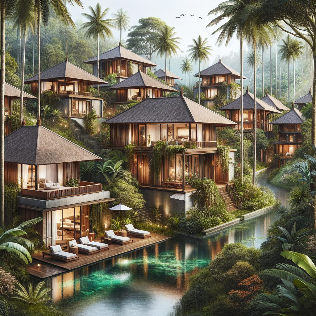 Ubud Luxury Jungle Sanctuary Villas With Infinity Pool River Views